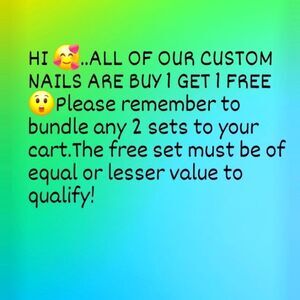 BUY 1 SET CHOOSE ANOTHER FREE! THE FREE ITEM WILL BE THE LOWEST OF YOUR CHOICES.